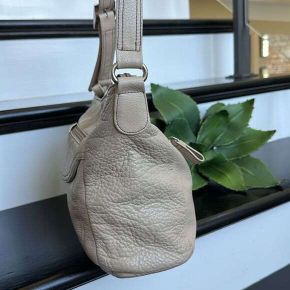 Stone & Co. Renaissance Genuine Leather Shoulder Bag Purse Crossbody Pebbled - Picture 6 of 12